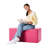 Faux Leather Ottoman-88178141