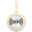 Gibson Home Barnsdall 12 Inch Nonstick Aluminum Frying Pan in Linen