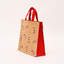 Sac-cadeau de Noël en jute avec stratifié-135785118