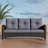 Outdoor Wicker Patio Sofa 3-seater-108300353-108300354