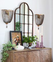 Southern Classic Arch Framed Wall Mirror