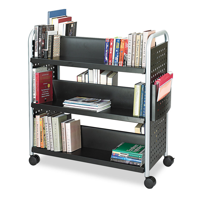 Scoot Double-Sided Book Cart