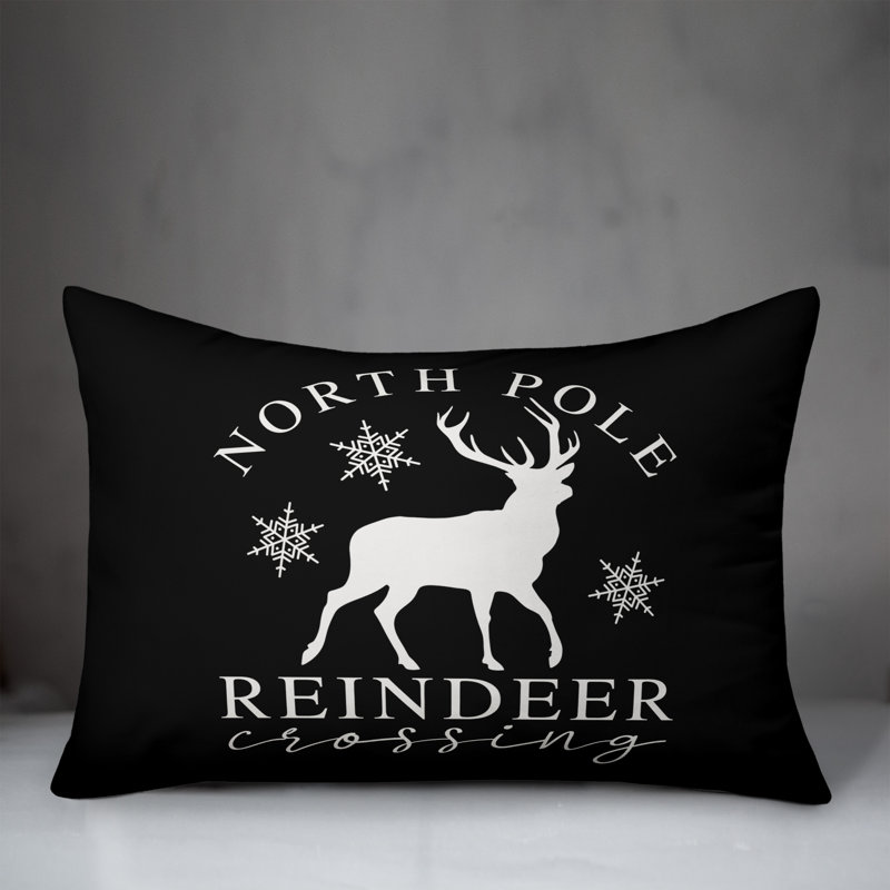  Coussin North Pole Reindeer Crossing, Intérieur