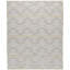 Chevron Area Rug in Ivory/Oatmeal