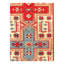 Miski Geometric Area Rug in Rust