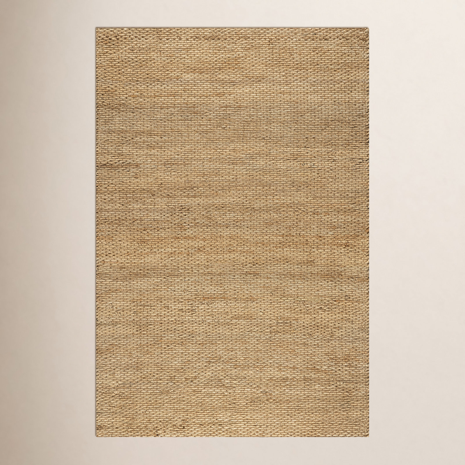 Natural Hand-Woven Jute Rug, Rectangle 5' x 8'
