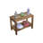 EcoDecors Rectangular Teak Shower Bench With Shelf-57278423-57278422