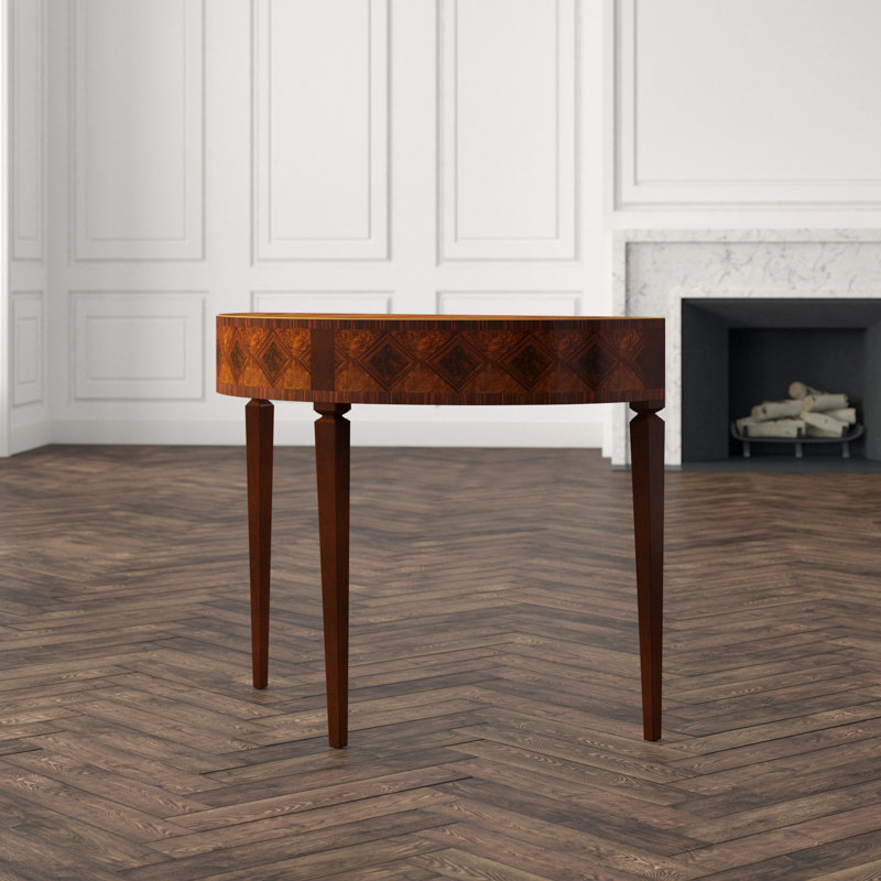 Marquetry 40'' W Console Table