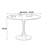 Retro Round Table with Rock-Solid Steel Legs-1716234280