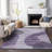 Premium Machine Washable Arnette Purple Rug-1574970644