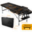 Lit de massage portatif réglable en aluminium Spa Table Table avec appui-tête pour Spa Salon