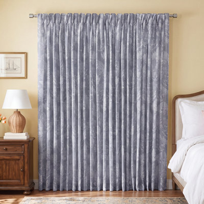 Alston Floral Semi-Sheer Double Wide Patio Panel