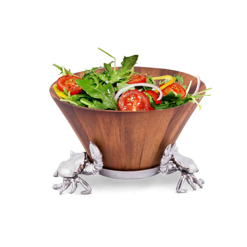 Coastal Wood Salad Bowl