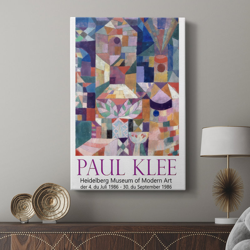 Klee Posters I -Custom Wrapped Gallery Cavas
