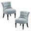 Chaise d'appoint d'appoint en chenille 24,4 po de largeur (ensemble de 2)-419891550