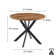 Round Metal Base Dining Table