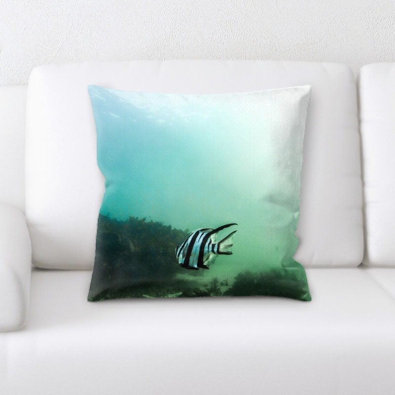 Microsuede Reversible Throw Pillow