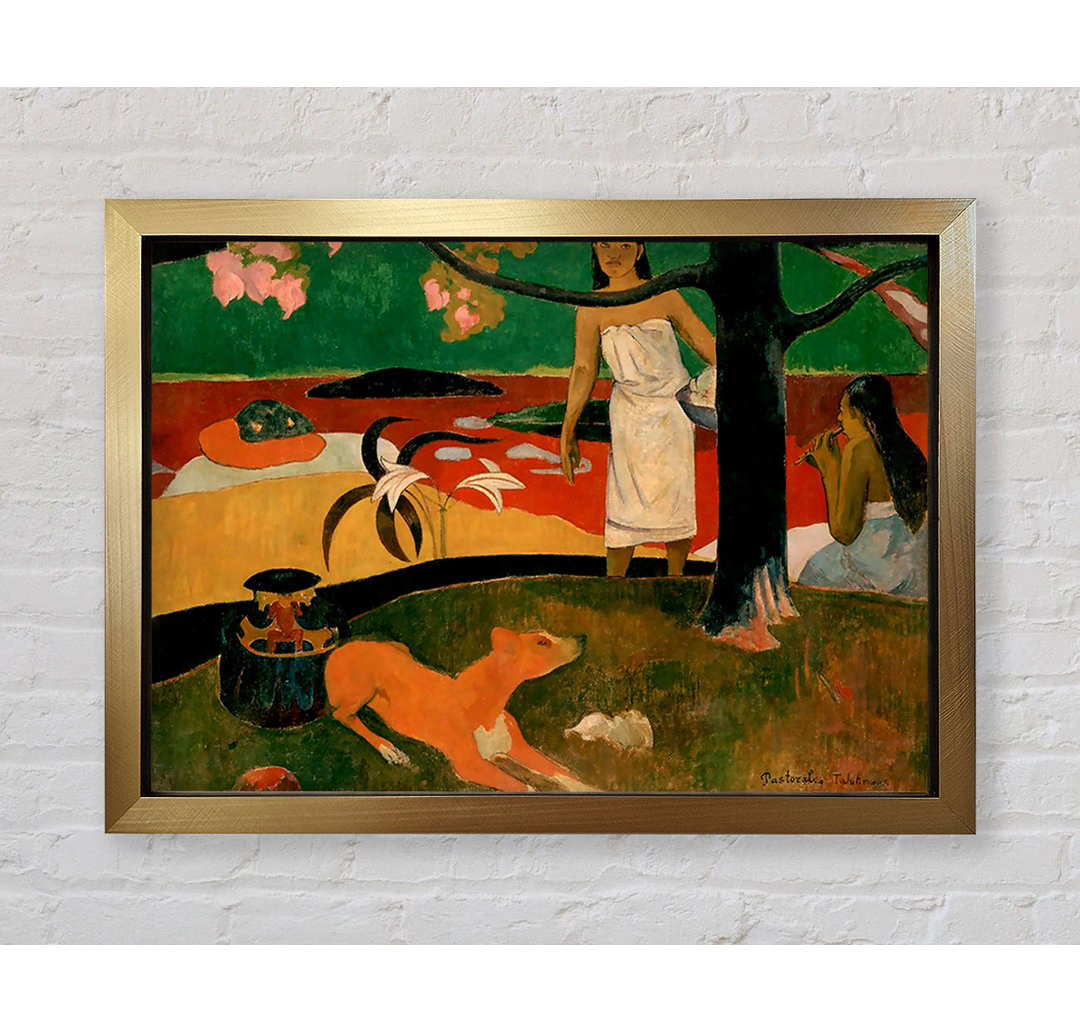 Gauguin Pastorales Tahitiennes von Paul Gauguin - Einzelne Bilderrahmen Kunstdrucke