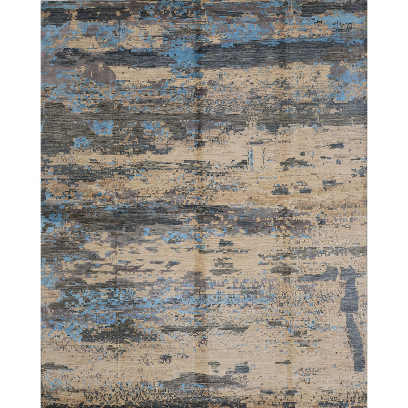Tapis multicolore de haute qualité noué à la main