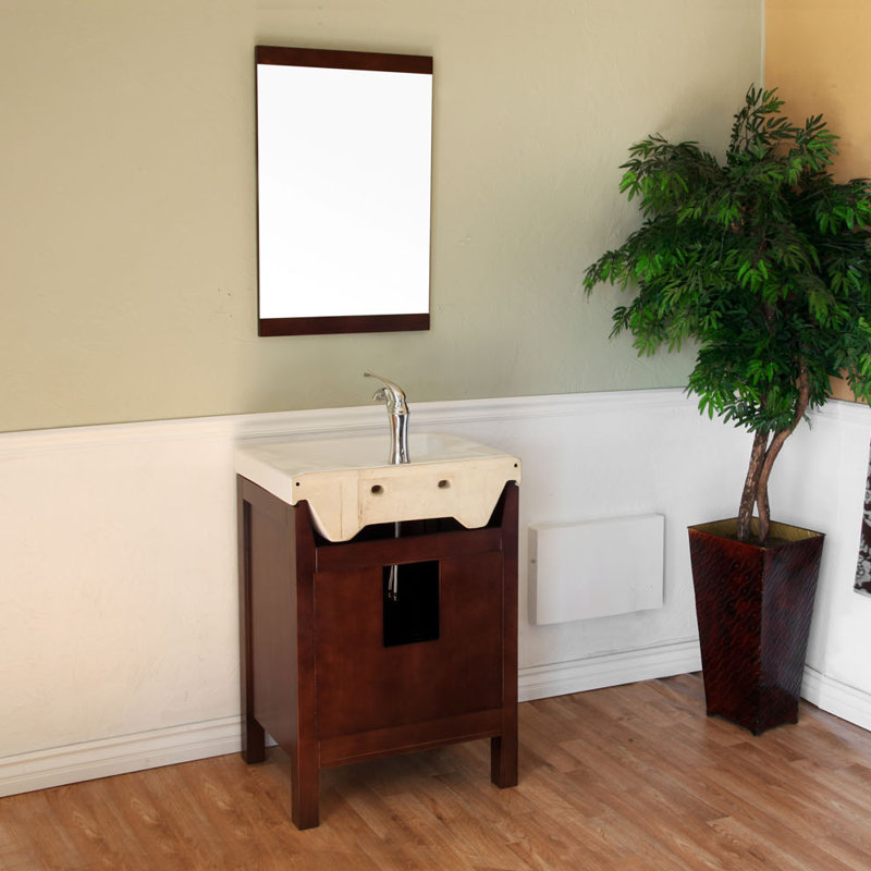 Berman 24'' Single Bathroom Vanity with Top