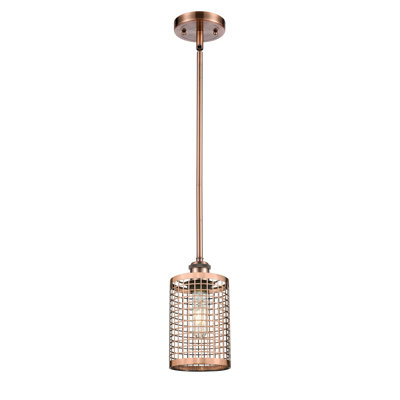 Luminaire suspendu cylindrique à 1 lumière Peraza