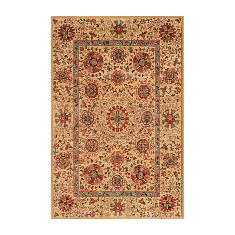 Tapis abstrait moderne 3895, Rectangle 3 pi x 5 pi