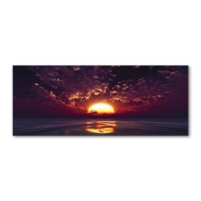 Sunset - Wrapped Canvas Print