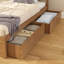 Lit plateforme simple avec tiroirs de rangement et tête de lit Bear-129984150-129984152