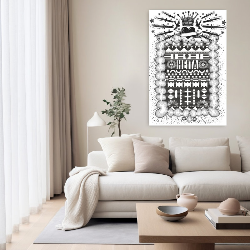 Contemporary Art Abstract Contemporary Wall Art by XHOZUCAN - Wrapped Canvas Print, 152.4 cm H x 101.6 cm W
