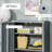 HOMCOM Industrial Steel Storage Cabinet With Adjustable Shelves And Anti-Tipping Safety, Perfect For Garage Or Office Use