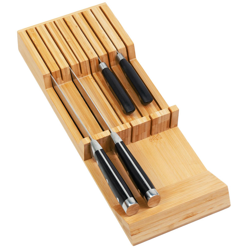 TAKKUI 9 Slot Drawer Knife Block