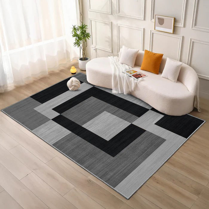 Deema Abstract Machine Printed Area Rug