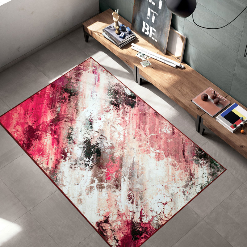 Metzger Abstract Indoor Rug, Runner 2'7" x 7'2"