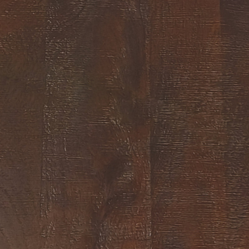 Table de bout en bois de manguier massif l 16 po Haynes, Brun foncé chaud