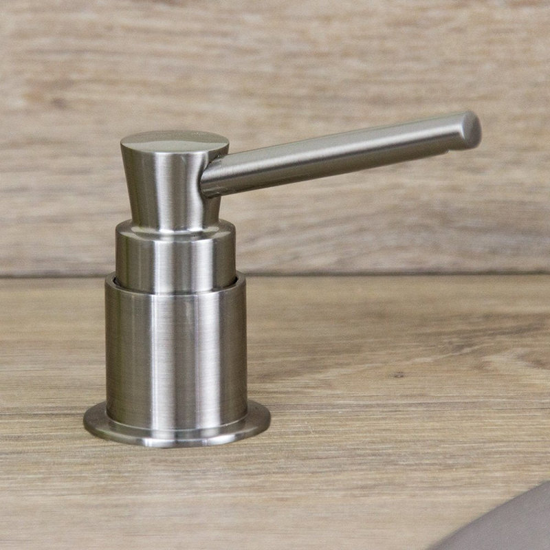 Brushed Steel 270Ml Integrated Kitchen Sink Soap Dispenser D46B47C6956E45BE8E1A6E3A92933CB7, Brushed Nickel