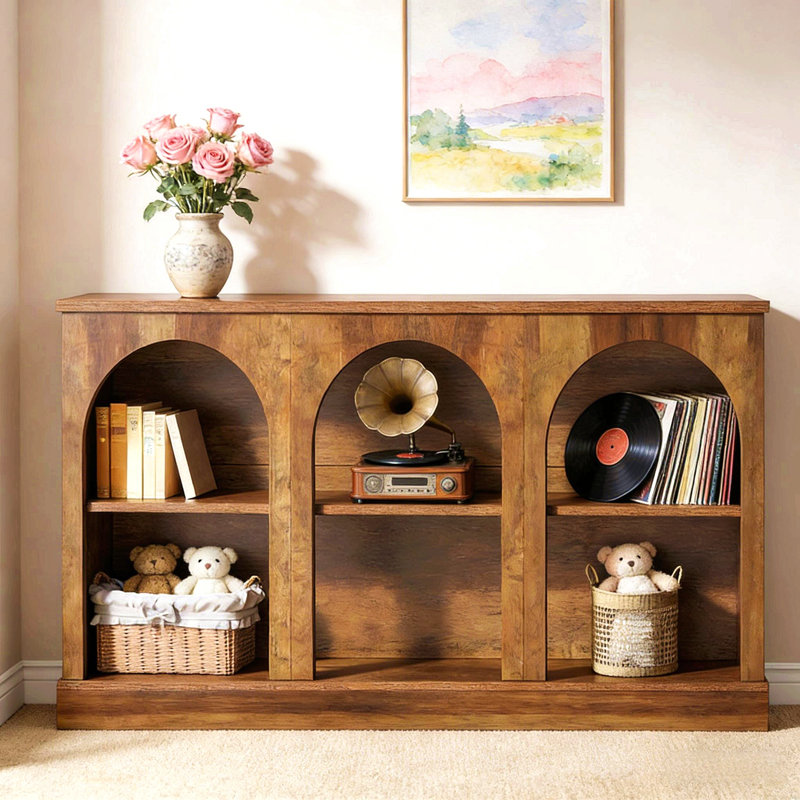 Rustic Side Table,Practical Entryway Table,Console Table