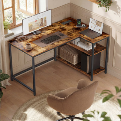 Metal Base Computer Desk