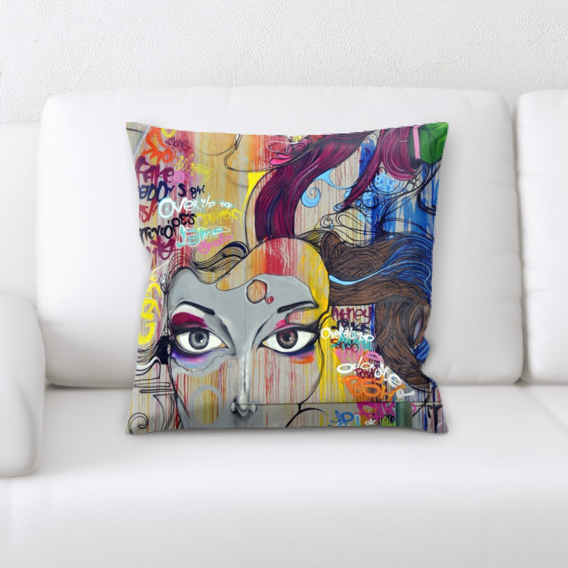 Microsuede Throw Pillow