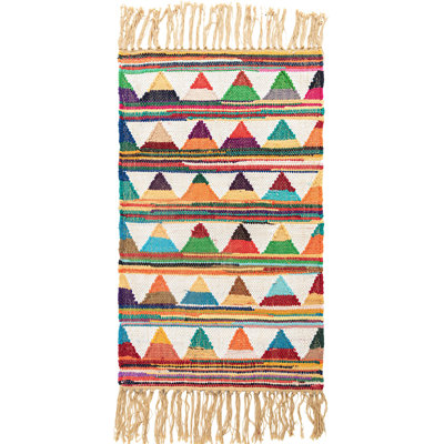 Cotton Geometric Indoor Rug