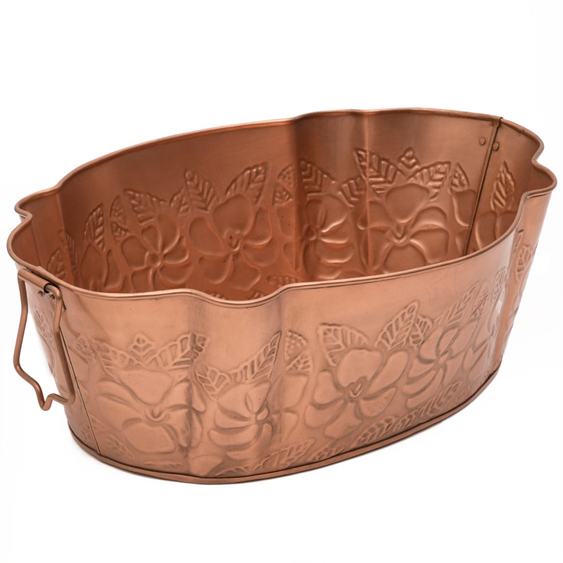 Tremont Beverage Tub, Copper Steel