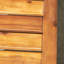 Banc de 16,06 po de profondeur avec cadre en bois et en fer avec finition Bogus - 28,95 lb