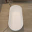 Baignoire de trempage autoportante 63 "x 30" avec drain