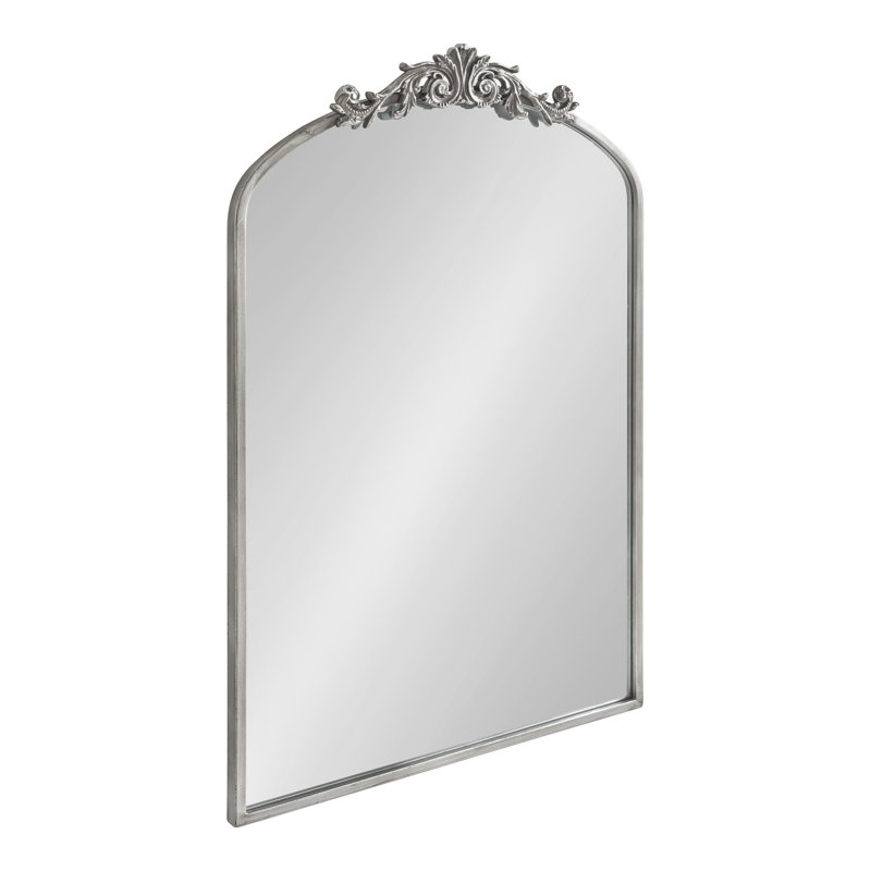 Anglo Metal Flat Mirror, Silver, 36" x 24"