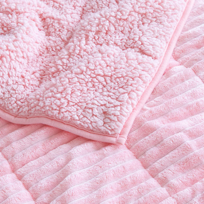 Weighted Throw Blanket, Pink, Queen, 15