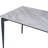 Luxury Sintered Stone Geology Table With Black Legs, 6-8 Geologists Glossy Soap Making