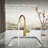 Simplice Single-Handle Bar Sink Faucet, Secondary Faucet with High-Arch Swing Spout-62770849