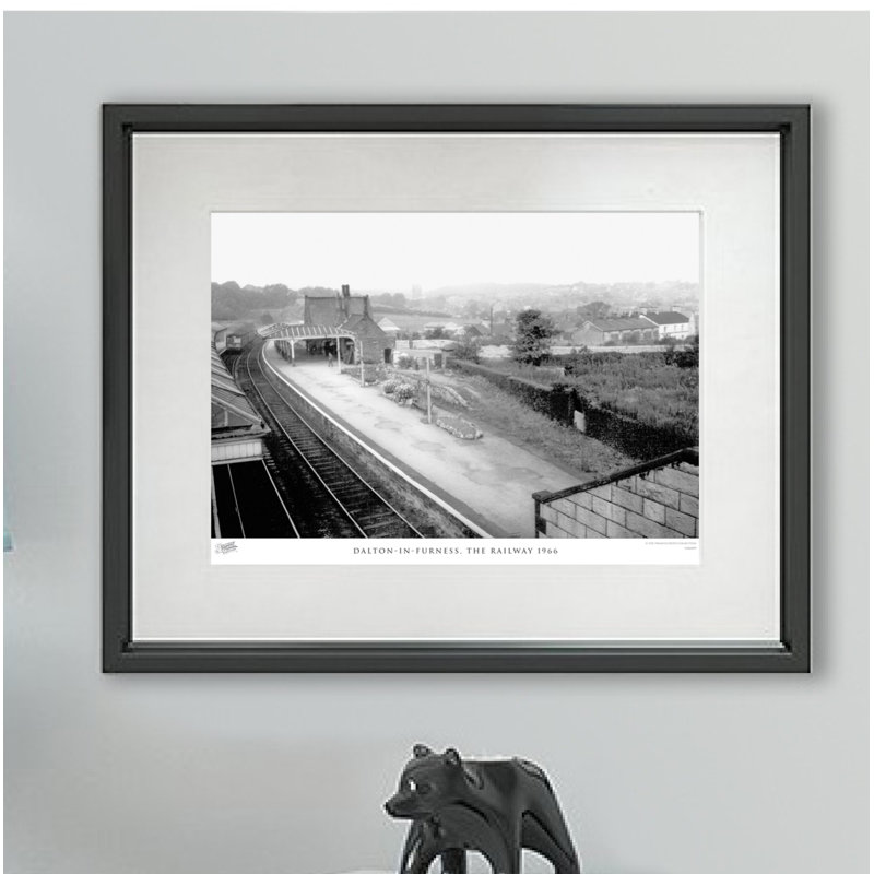Dalton-in-Furness, The Railway 1966 by Francis Frith - Single Picture Frame Print, 28cm H x 36cm W x 2.3cm D