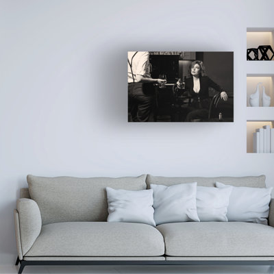 Photographer   At The Bar Canvas Art