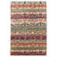 Hand Woven Wool Striped Area Rug-35061938