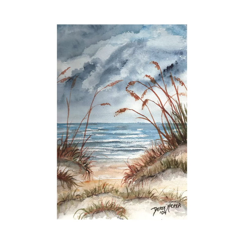 Sand Dunes 1 Piece Wrapped Canvas Painting, 30.48 cm H x 45.72 cm W